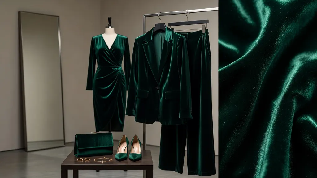 Aksamit w odświętnych stylizacjach plus size