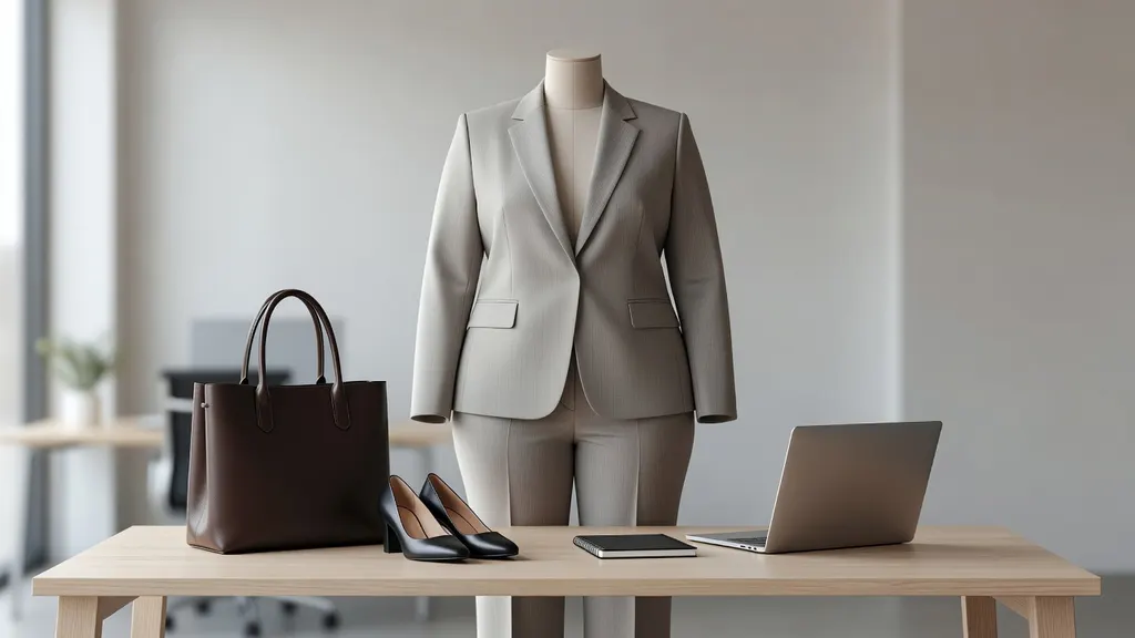 Stylizacje biznesowe plus size – elegancja w pracy